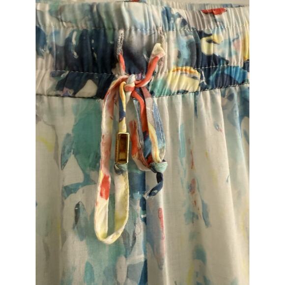 OndadeMar Small Drawstring Semi Sheer Rayon Abstract Jogger Pants Swim Cover - Picture 4 of 11